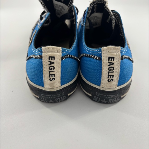 Converse All Star Low Top Bedazzled Skate Shoes Men’s Size 8 135529C Blue Black - Picture 10 of 11